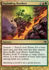 EXPLODING BORDERS Conflux MTG Magic the Gathering Cards DJMagic