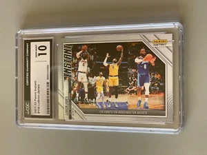 2021 Panini Instant #158 LeBron James TRIPLE DOUBLE Lakers Jersey 752 PR CGC 10 - Picture 1 of 10