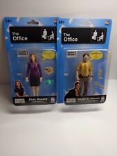 The Office Series 1  Dwight K. Schrute AND Pam Beesly MOC, NEW, FAST SHIPPER