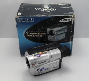 SAMSUNG VP-W80U CAMCORDER BOXED 8MM ANALOG VIDEO CAMERA VIDEO - 8 TAPE - Bild 1 von 4
