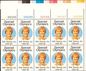 US Plate Block of 10, Scott #1788, Special Olympics 1979 - Picture 1 of 1