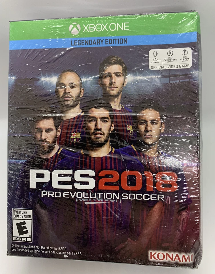 NEW Pro Evolution Soccer PES 2018 Legendary Edition Xbox One Official Video Game - Image 1 of 4