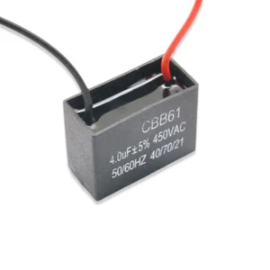 1pcs CBB61 AC450V 4.0uF Starting Capacitor Ceiling Fan Motor Running Capacitor - Picture 1 of 2