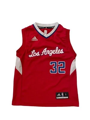 Adidas LA Clippers Blake Griffin #32 Jersey Red Boys Size Small Good Condition - Image 1 of 4