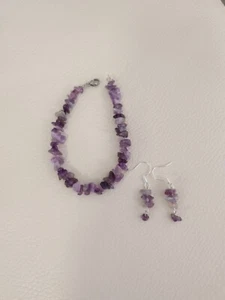Pulsera de amatista natural - Imagen 1 de 4