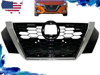 Fits 2020-2023 Nissan Sentra Grille Front Bumper Grille Grill Upper Assembly Foto 1 de 4