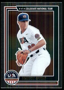 2022 USA Baseball Stars and Stripes Brandon Sproat USA #31