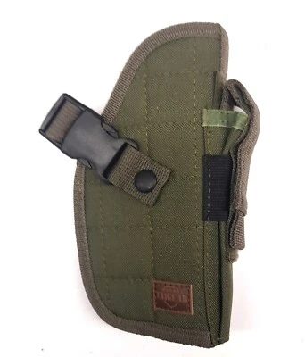 Coldre tático para arma de cinto mão direita exército OD verde M9 pistola arma - Imagem 1 de 3