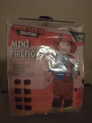 Disfraz de Mini Bombero Spooktakular Creations Talla 12-18 Meses Bebé Foto 1 de 2