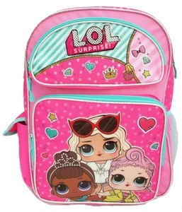 LOL Large Backpack 16"  Pink Backpack NEW - Picture 1 of 4
