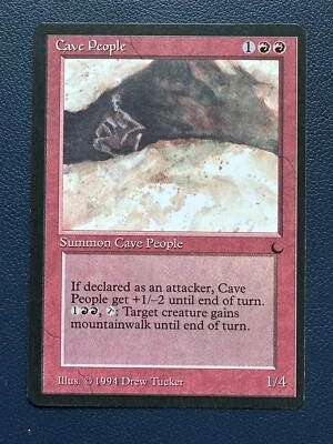 MTG Cave People The Dark Regular Uncommon - Image 1 of 2