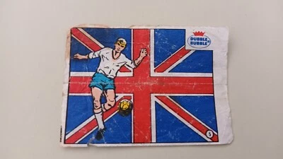 RARE CARD ENGLAND WINNER 66 WORLD CUP FUTBOL MUNDIAL 82 CHICLE BUBBLE DUBBLE  - Imagen 1 de 4