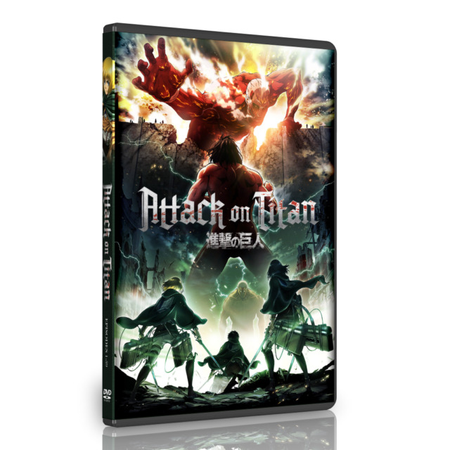 Dvd Attack On Titan Legendado Shingeki No Kyojin Temp 1 2 3