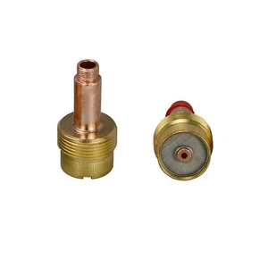 Cuerpos de recolección de lentes de gas TIG 45 V64 (3/32"") antorcha de soldadura TIG WP 17 18 26 2 piezas - Imagen 1 de 3