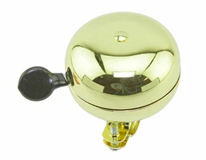 NEW Ding Dong Bicycle Bell 60mm GOLD Lowrider BMX Cruiser Chopper Bike Part - Picture 1 of 1