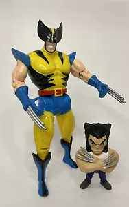 Toy Biz 1993 Wolverine 10" Marvel Uncanny Deluxe And 4” LOGAN Action Figures - Picture 1 of 10