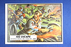 1962 Topps Civil War News - #71 "No Escape" - Ex+++ Condition
