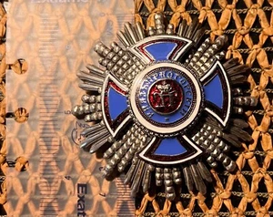 Montenegrin theatrical order I class star of Danilo I Montenegro Crna Gora copy - Picture 1 of 9