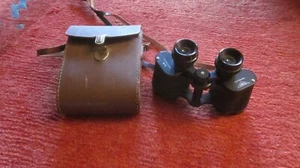 altes Fernglas 8 x 30 Steiner Bayreuth mit Ledertasche innen roter Samt - Bild 1 von 12