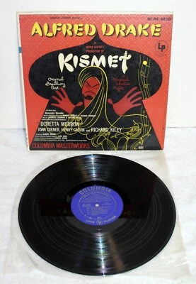 Alfred Drake ~ Kismet, Original Broadway Cast ~ 1954 Columbia Used MONO LP VG+ - Image 1 of 4