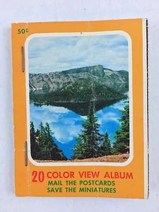 10 Crater Lake Miniature Vintage Souvenir Photo Postcard Packet  Color Album - Picture 1 of 6