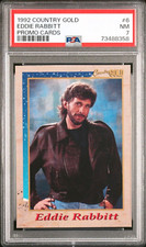 1992 EDDIE RABBITT Sterling Country Gold Promo #6 PSA 7 Pop 1 highest