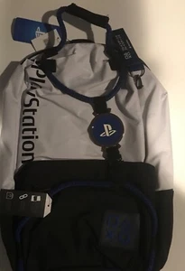 NEW Sony Playstation Tech White Laptop Console Backpack School Bungee Japanese - Picture 1 of 6