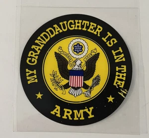 United States Army - Outside Window My Granddaughter is in the Army 3 1/2 inches - Picture 1 of 3