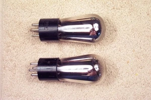 Zwei, Cinch Radioron UX-171A, #71A Globus/Ballon, passendes Paar, 71A, CX-371A eq - Bild 1 von 4