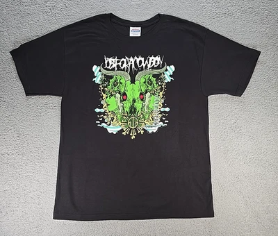 Camisa Job For A Cowboy Para Hombre L Negra 2010 Música Florian Metal Rock Banda Concierto Foto 1 de 4