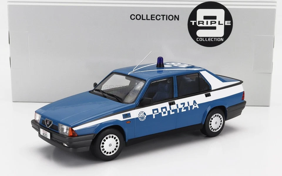 1/18 TRIPLE9 - ALFA ROMEO - 75 POLIZIA - POLICE - 1988 T9-1800475 - Immagine 1 di 1
