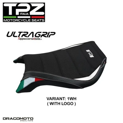 Tapizado asiento MV AGUSTA F4 1999-2009 MVF99YTU-1WH-1 TPZ blanco ULTRAGRIP CON... Foto 1 de 4