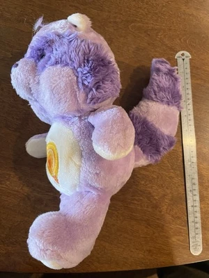 Vintage 1983 Kenner Care Bears Share Bear Plush 13” Purple Hot Air Balloon Belly - Image 1 of 4