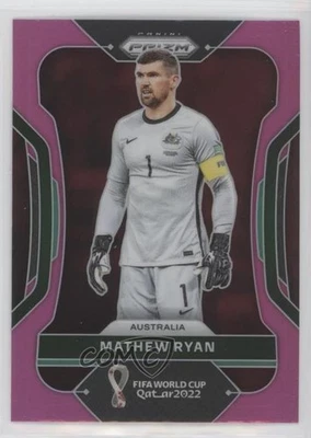 2022 Panini Prizm World Cup Qatar Pink Prizm Mathew Ryan #286 - Image 1 of 2