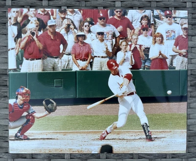 Foto original tipo I de Mark McGwire Cardinals 8x10 HR #69 exposiciones 27/09/1998 Pho Sig Foto 1 de 4