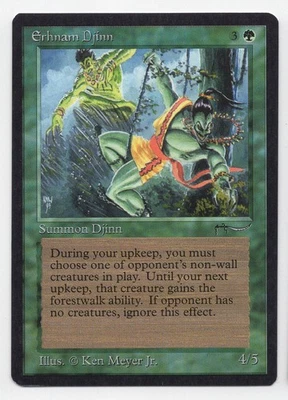 MTG: Magic Arabian Nights - Erhnam Djinn - Image 1 of 2