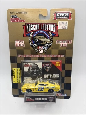 RACING CHAMPIONS NASCAR LEGENDS  #72 BENNY PARSONS, MERCURY CYCLONE - Image 1 of 2