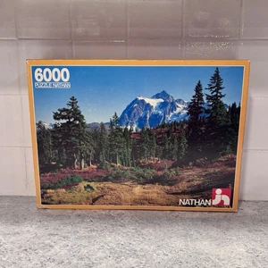 Nathan 6000 Piece Pcs Jigsaw Puzzle - ‘IN THE MOUNTAINS’ Landscape Nature - Picture 1 of 5