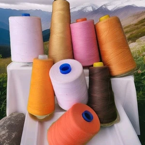 8 Big Spools Vintage Sewing Threads. Mixed Colors. Plymouth Threads & More - Picture 1 of 8