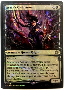 MTG Ayara's Oathsworn HALO FOIL March of the Machine: The Aftermath 0195 NM - Picture 1 of 1