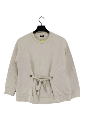 Jersey para mujer Joseph S crema 100 % algodón cuello redondo Foto 1 de 4