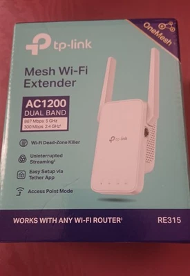 Mesh WI Fi Extender NEW TP-link & 32GB MEMORY CARD - Image 1 of 4