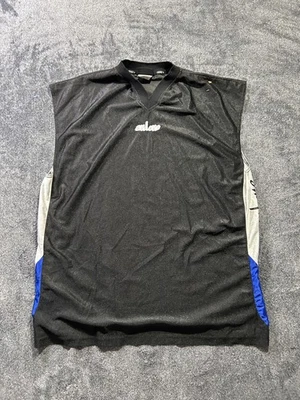 Camiseta de baloncesto AND1 para hombre 2XL negra gris azul camiseta sin mangas y un logotipo Foto 1 de 4