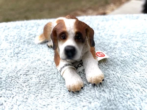 Bernhardiner Hund Hündin von Schleich / Spielzeug / Rentner / Neu mit Etikett - Bild 1 von 4