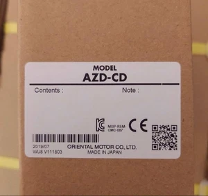 Controlador de motor paso a paso Oriental Motor AZD-CD para αSTEP hecho en Japón [sin abrir] - Imagen 1 de 12