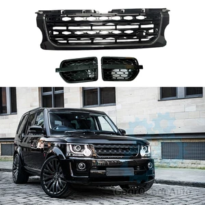 3PCS Front Grille Mesh Side Vent Fits For Land Rover Discovery 4 LR4 2014-2016 - Picture 1 of 6