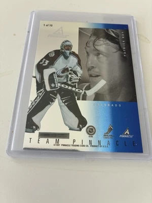 Pinnacle 1997-98 - Team Pinnacle Patrick Roy Martin Brodeur #1 casi como nuevo afilado Foto 1 de 2