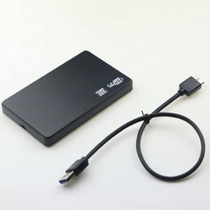 Plastic 2.5" SATA to USB 3.0/2.0 HDD Enclosure Mobile Hard Drive Disk Cases - Photo 1/13