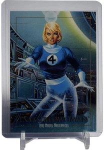 Invisible Woman 1992 Marvel Masterpieces Card #67 W/Top Loader - Set Break - Picture 1 of 5