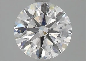 Cert. GIA 1.80 Carat Round Natural Mined Diamond Loose D color VS2 clarity - Picture 1 of 2